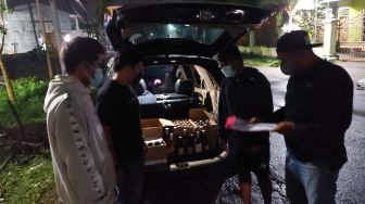 Operasi Pekat Jelang Ramadhan, Polres Sukoharjo Amankan Ratusan Botol Miras Berbagai Jenis