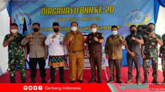 HUT BNN ke-20, Wabup Asahan Komitmen Dukung Pemberantasan Narkoba