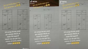 Viral Bocah PAUD Dapat PR Matematika Sulit Banget, Orang Tua Sampai Nyerah: Mohon Dibantu Wahai Netijen