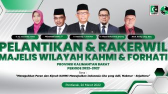 Pelantikan Pengurus KAHMI dan Forhati Kalbar periode 2022-2026 akan Dihadiri Sejumlah Tokoh Publik