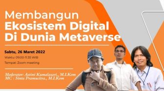 Ika Mikom Undip Selenggarakan Webinar 'Membangun Ekosistem Digital di Dunia Metaverse'