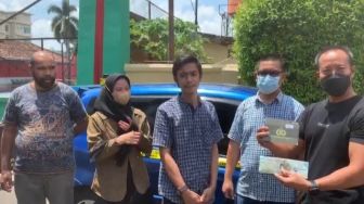 Tiga Tahun Hilang, Pasutri Asal Bekasi Ini Senang Mobil Honda Jazz Miliknya Ditemukan di Bandar Lampung