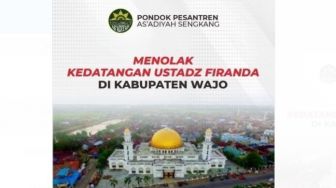 Ustadz Firanda Andirja Ditolak Ceramah di Kabupaten Wajo, Pendemo: Menimbulkan Keresahan