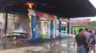 Rangkuman Berita Kebakaran di SPBU Bantuas, Tim Puslabfor Surabaya Dikerahkan Sampai Dugaan Pengetapan BBM