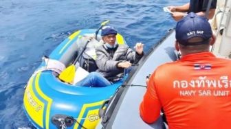 Viral! Kelewat Kangen Istri, Pria Vietnam Nekat Nyeberang dari Thailand ke India Cuma Bermodal Perahu Karet