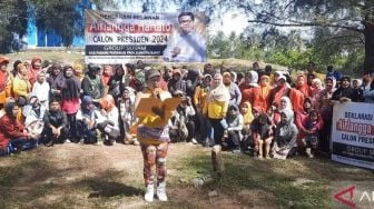 Kelompok Senam di Pariaman Deklarasi Sebagai Relawan Airlangga Maju Pilpres 2024