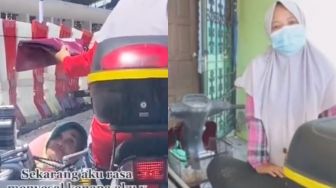 Videonya Rawat Lansia Renta Pakai Motor Roda Tiga Viral, Pedagang Ini Tolak Bantuan: Larisi Saja Daganganku