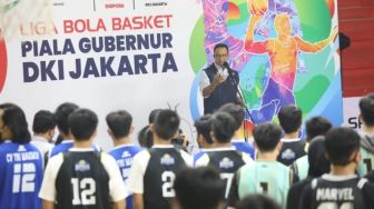 Buka Liga Basket Piala Gubernur, Anies : Jakarta Harus Mampu Jadi Episentrum Basket di Tingkat Internasional