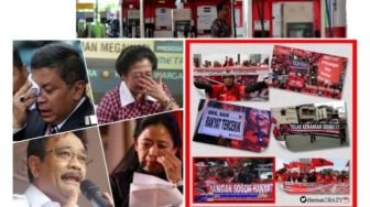 Mengenang Lagi Momen Lawas Megawati dan Puan Maharani Nangis Gegara Harga BBM Naik di Zaman SBY