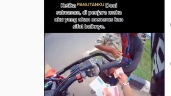 Heboh, Sosok Mengaku Jadikan Doni Salmanan Panutan Bagi-bagi Uang pada Warga di Palembang