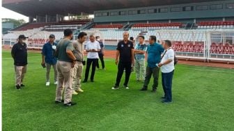 Cek Kesiapan Stadion Bumi Sriwijaya Sambut Piala Dunia U-20 2023, PSSI: Kualitas Rumput yang Masih Kurang