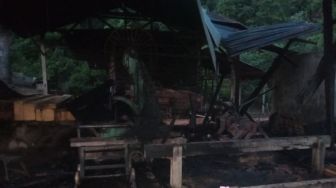 Kilang Kayu di Aceh Jaya Ludes Terbakar