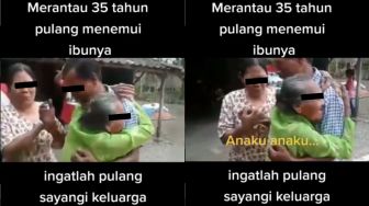 Momen Haru Pria Pulang Usai 35 Tahun Merantau, Ortu Auto Nangis Meraung-raung: Kamu Tega Nak, Ini Ibu Masih Hidup