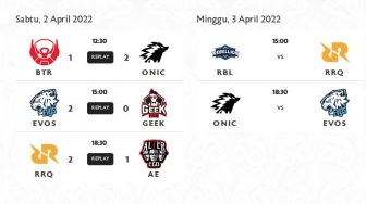 Jadwal MPL ID Season 9 Hari Ini: Waktunya Balas Dendam Evos ke Onic