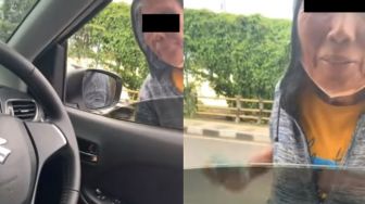 Viral Nenek-nenek Masih Sempat Nego Saat Minta Uang ke Pengemudi Mobil, Warganet Malah Curigai Hal Ini