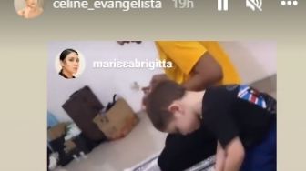 Momen Dua Anaknya Cio dan Koa Pertama Kali Ikut Salat Tarawih, Celine Evangelista Beri Emoji Bermata Hati