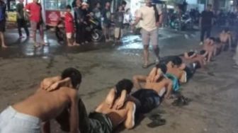 Viral Video Warga Gagalkan Aksi Tawuran di Underpass Cibitung, Pelaku Disuruh Merangkak seperti Kaki Seribu