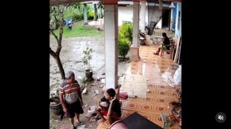 Viral Rekaman CCTV Pemuda Dilabrak Tetangga Gegara Setel Musik Terlalu Kencang