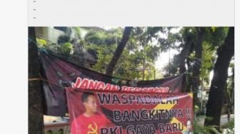 Muncul Spanduk Bergambar Foto Panglima TNI Dikaitkan dengan Kebangkitan PKI, Publik Geram Minta Tangkap Pelakunya