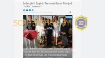 CEK FAKTA: Beredar Informasi Dokter Terawan Akan Jadi Milik Jerman, Benarkah?