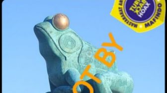 CEK FAKTA: Beredar Foto Patung Katak untuk Monumen di IKN, Benarkah?