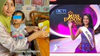 Finalis Miss Indonesia Bagikan Momen Mengurus Anak di TIktok, Tak Malu Kini Harus Menjadi Ibu Rumah Tangga