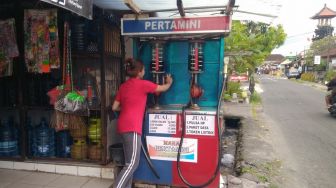 Pedagang Kios Pertamini di Denpasar Kosongkan Pertamax, Ganti Pertalite Karena Lebih Murah