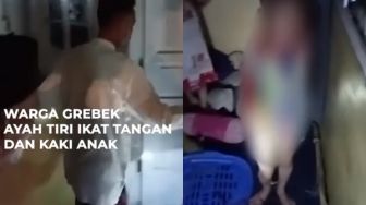 Heboh Ayah Tiri Ikat Tangan dan Kaki Anak, saat Digerebek Warga Kondisi Anaknya Memprihatinkan