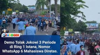 Kejadian di Riau, Ini Fakta Video Demo Mahasiswa Bernarasi Tolak Jokowi 3 Periode