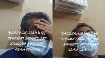 Nyesek! Diceraikan Istri saat Koma dan Kontak WhatsApp Diblokir Anak, Bapak Ini Menangis karena Rindu