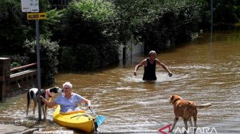 Hujan Deras Guyur Pantai Timur Australia, Sejumlah Warga di Sydney Dievakuasi Akibat Banjir