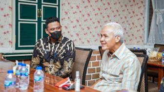 Datang ke Medan, Ganjar Pranowo Kunjungi Istana Maimun dan Buka Puasa Bareng Bobby Nasution