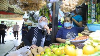 Senang ke Pasar Tradisional, Pulang Ngantor Menaker Ngabuburit ke Pasar Tebet