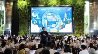 Safari Ramadhan dan Penyerahan Santunan, Menteri BUMN Motivasi Milenial sebagai Talenta Masa Depan