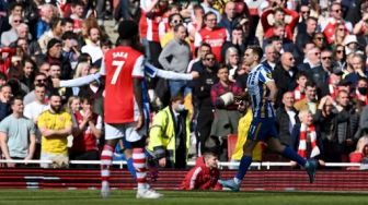 Hasil Liga Inggris: Brighton Permalukan Arsenal di Emirates