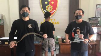 Pelajar Acungkan Celurit di Jalan Magelang,  Polres Sleman Lepaskan Tembakan