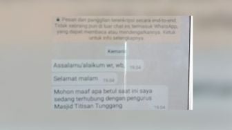 Foto Wakil Bupati Agam Dipakai Menipu Pengurus Masjid Lewat WhatsApp, Ini Modusnya