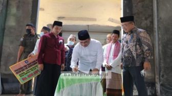 Resmikan Masjid di Desa Yul, Erzaldi Pamit di Akhir Masa Jabatannya