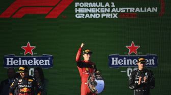 Hasil F1 GP Australia 2022: Charles Leclerc Juara, Max Verstappen Gagal Finis
