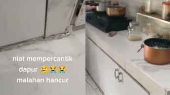 Nabung Dua Tahun Buat Renovasi, Hasilnya Malah Bikin Nyesek: Niat Percantik Dapur Malah Hancur