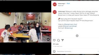 Viral! Pemilik Depot Non Halal di Banjarmasin Ngamuk Kena Razia Satpol PP di Bulan Ramadan