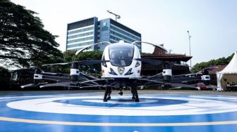 Kendaraan Udara Tanpa Awak EHang 216 AAV Kini Bisa Disimak di Mall Jakarta Selatan