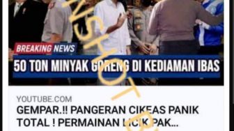 CEK FAKTA: Geger Kabar Ibas Yudhoyono Ketahuan Timbun 50 Ton Minyak Goreng di Kediamannya, Benarkah?