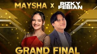 Duet Bareng Rizky Febian, Maysha Tak Bisa Berhenti Tersenyum sampai Disindir Ariel NOAH