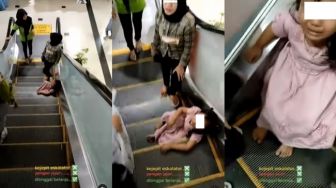 Terjadi Lagi, Bocah Nangis Kejer di Mall Akibat Ditinggal Ibunya Belanja, Publik Justru Salfok Hal Ini