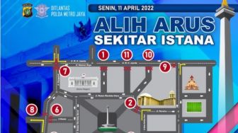 Awas Macet, Ini Daftar Rekayasa Lalu Lintas Karena Demo Mahasiswa 11 April 2022 di Jakarta