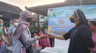 Memupuk Toleransi Umat Beragama, Biarawati Ramaikan Pasar Ramadhan Kampung Samirono