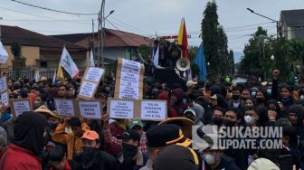 Mahasiswa, Driver Ojol dan Petani Sukabumi Kembali Turun ke Jalan: Rakyat Terancam Kelaparan!