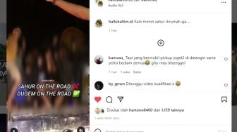 Viral! Bukannya Sahur, Pemuda-pemudi di Samarinda Ramai Lakukan Dugem On The Road, Warganet: Miris