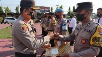 Berprestasi, 14 Personel Polres Tegal Kota Dapat Penghargaan